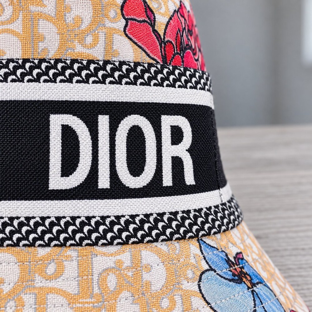 Dior Floral Oblique Bucket Hat - Picture 5 of 6